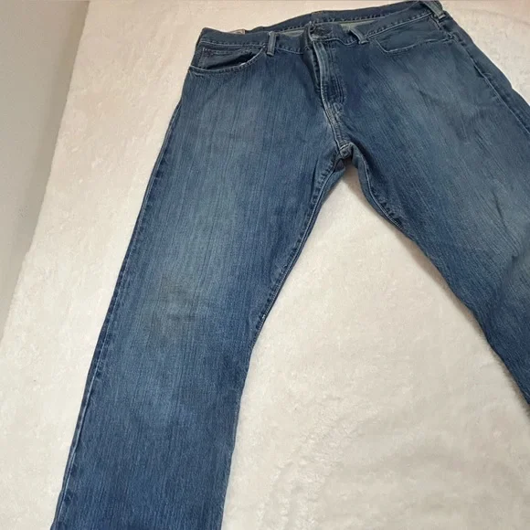 Polo by Ralph Lauren Hampton Men's Straight Fit Blue Jeans 38X32 - Picture 5 of 16